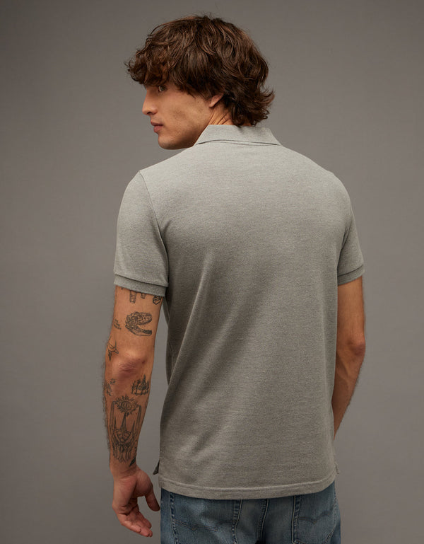 Polo Slim Fit para Hombre - Gris