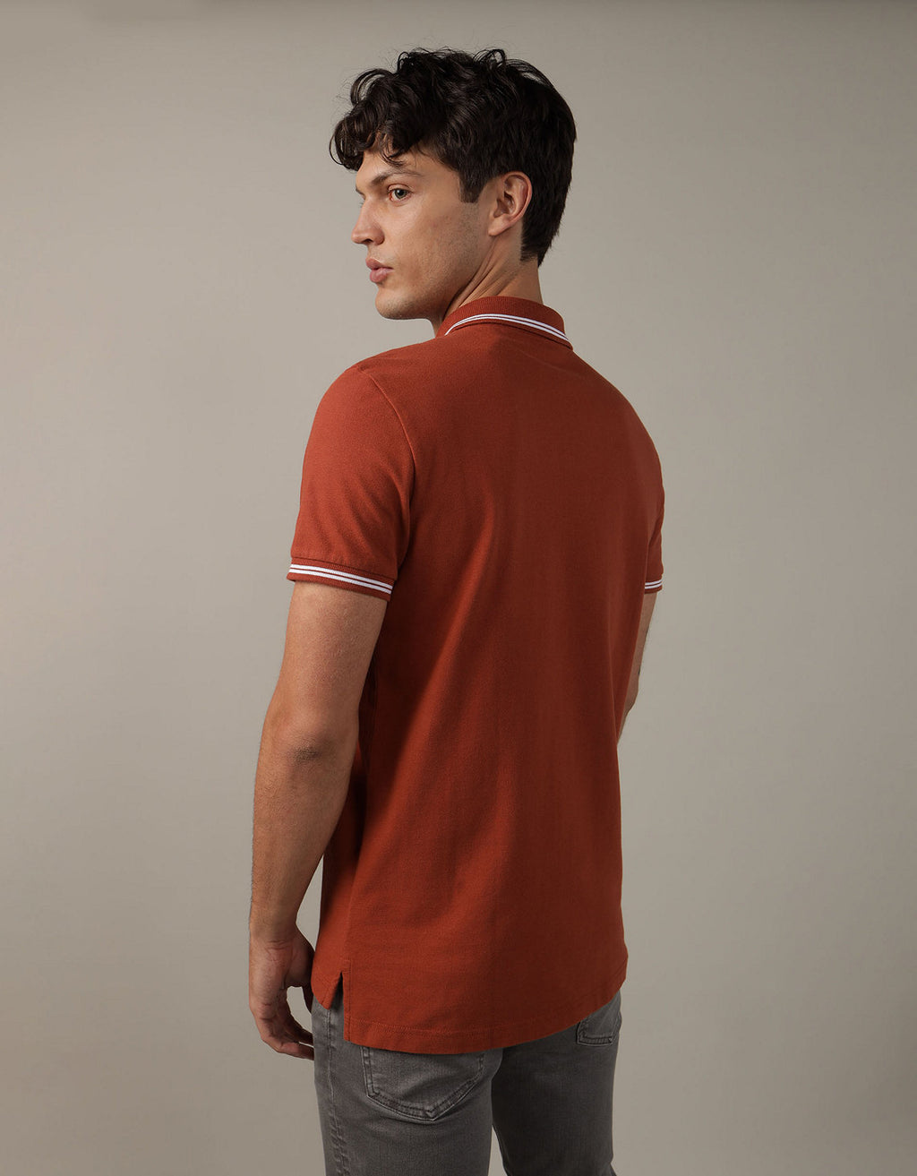 Camiseta Polo de Pique Slim Fit Ae - Generico 1165_9150_211_ob