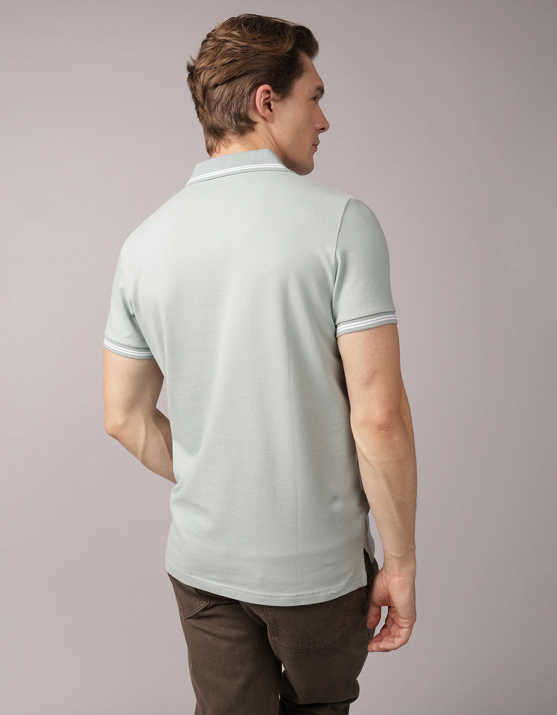 Camiseta Polo de Pique Slim Fit Ae - Generico 1165_9150_333_ob