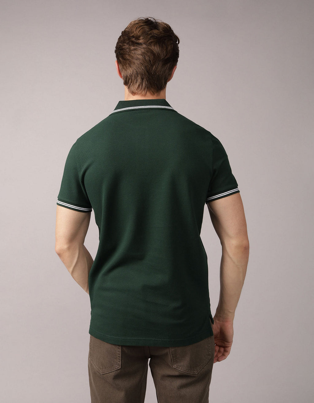 Camiseta Polo de Pique Slim Fit Ae - Generico 1165_9150_337_ob