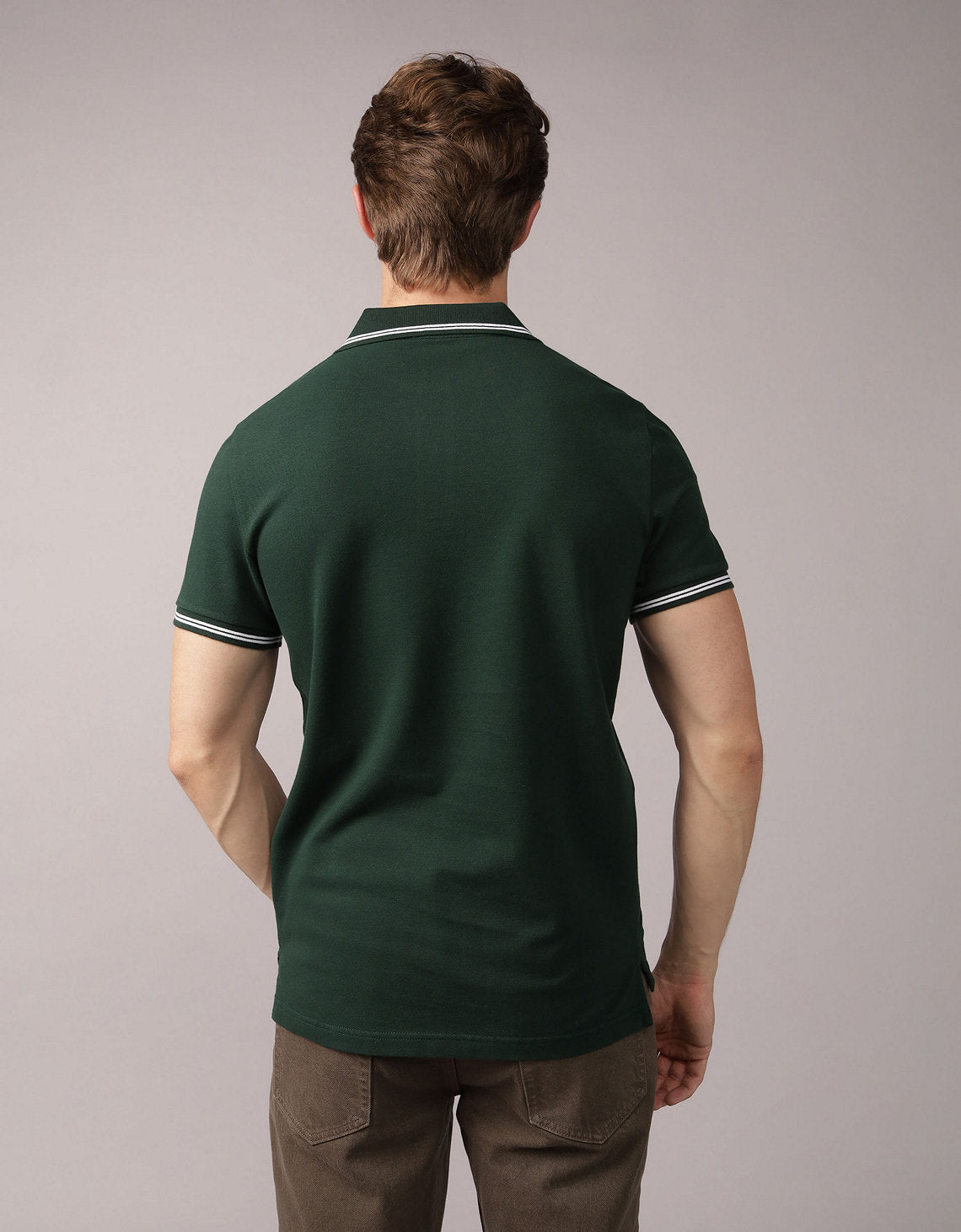 Camiseta Polo de Pique Slim Fit Ae - Generico 1165_9150_337_ob