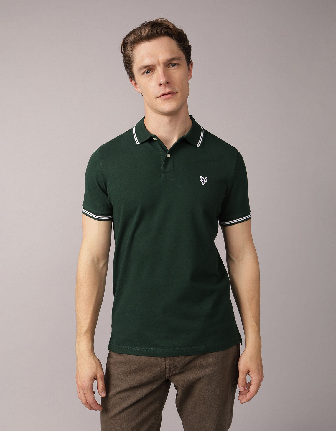 Camiseta Polo de Pique Slim Fit Ae - Generico 1165_9150_337_of