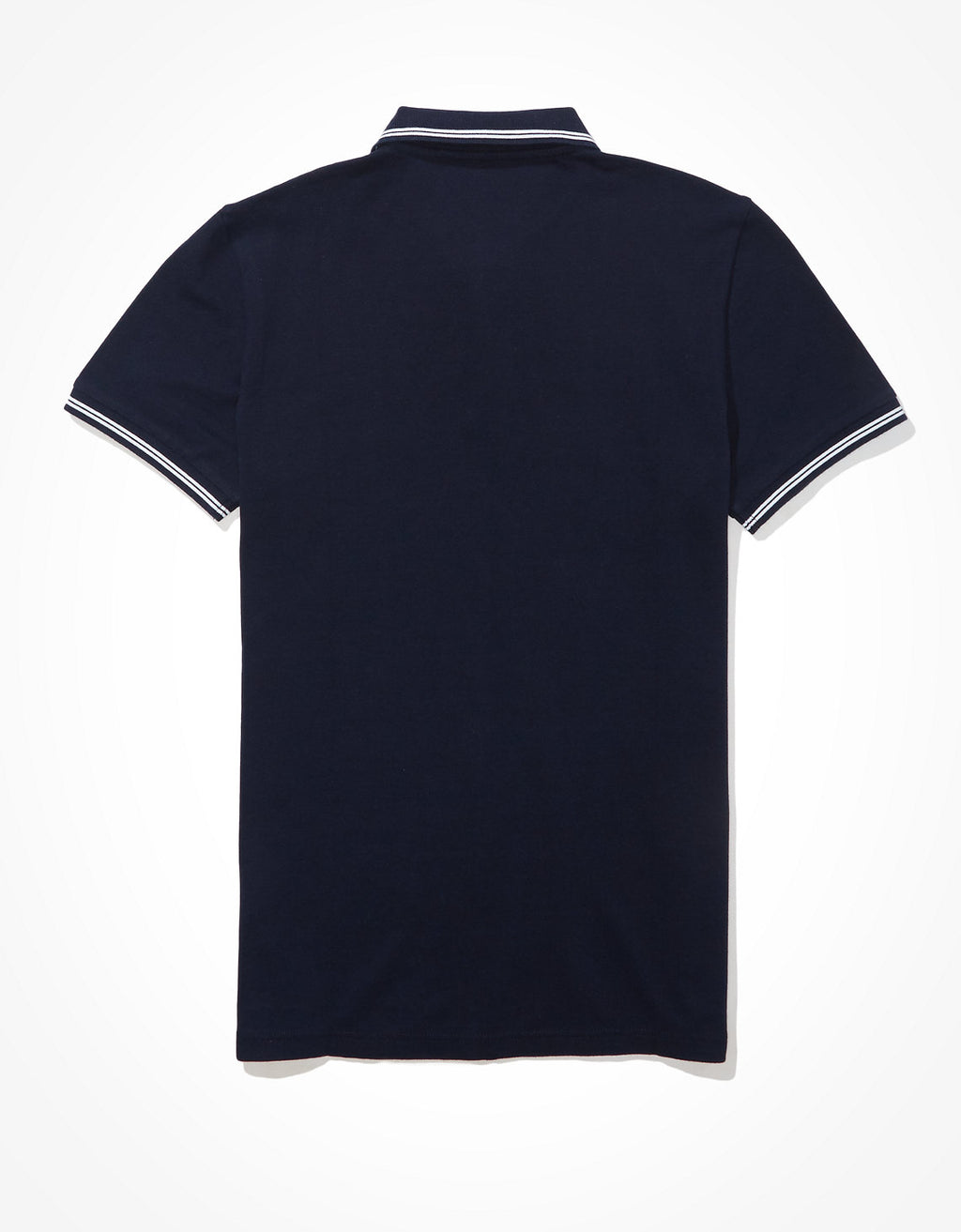 Camiseta Polo de Pique Slim Fit Ae - Azul 1165_9150_410_b