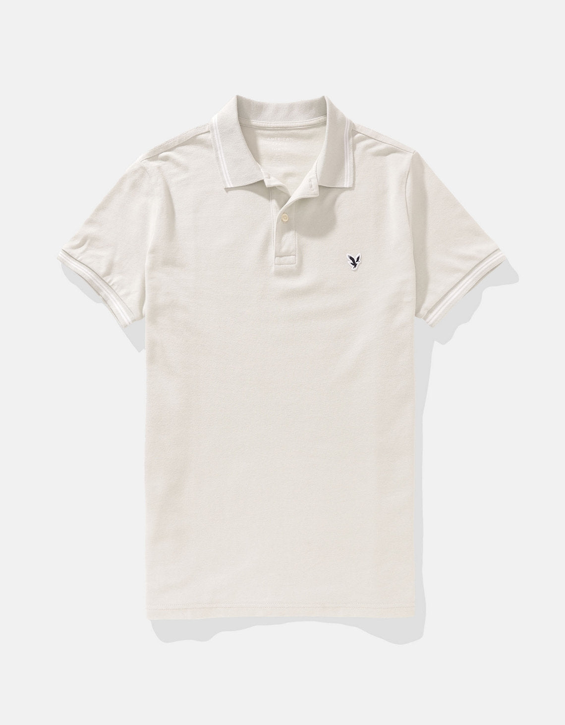 Camiseta Polo de Pique Slim Fit Ae - Azul 1165_9150_436_f