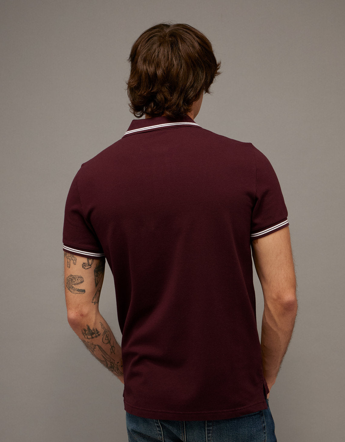 Camiseta Polo de Pique Slim Fit Ae - Generico 1165_9150_613_ob
