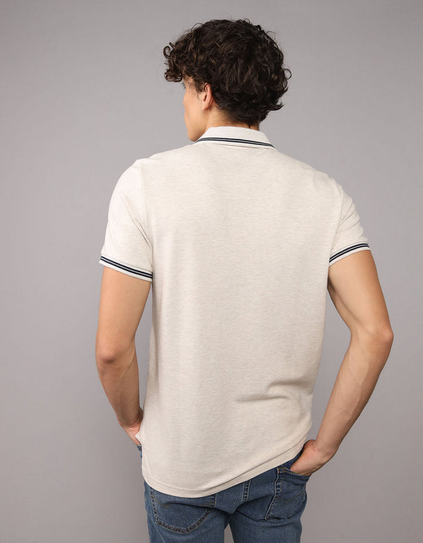 Camiseta Tipo Polo Slim Fit Ae - Generico