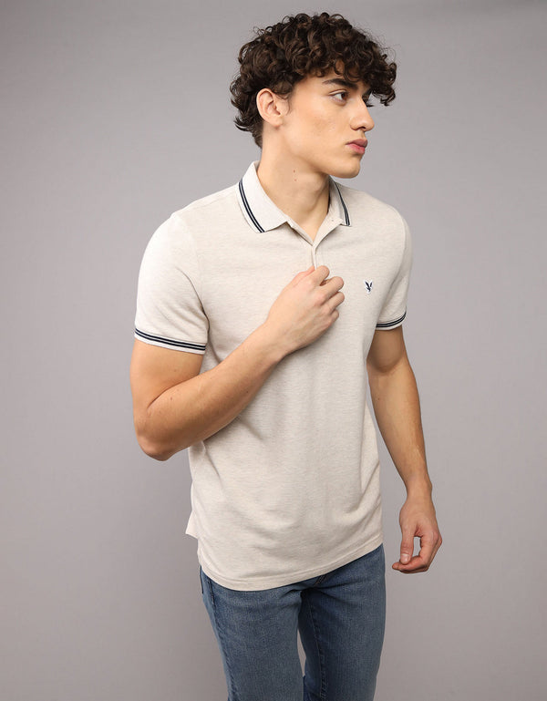 Camiseta Tipo Polo Slim Fit Ae - Generico