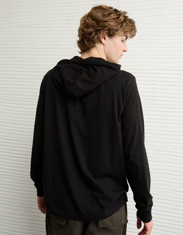 Camiseta gráfica con logotipo de icono ligero Ae - Negro