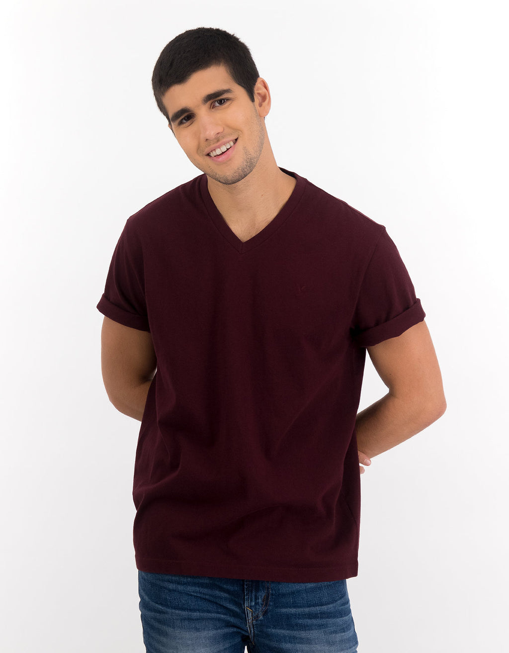 Camiseta Ae súper suave, cuello V - Generico 1177_1541_604_of