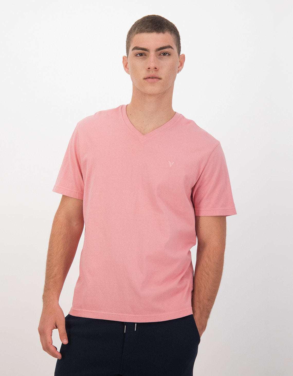 Camiseta AE de manga corta y cuello en V - Rosa 1177_2274_615_of