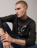 Camiseta gráfica manga larga Hombre AE - Negro 1182_3994_001_of
