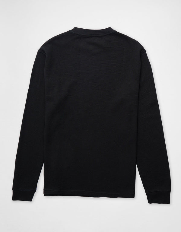 Camiseta Thermal Manga Larga Ae - Negro