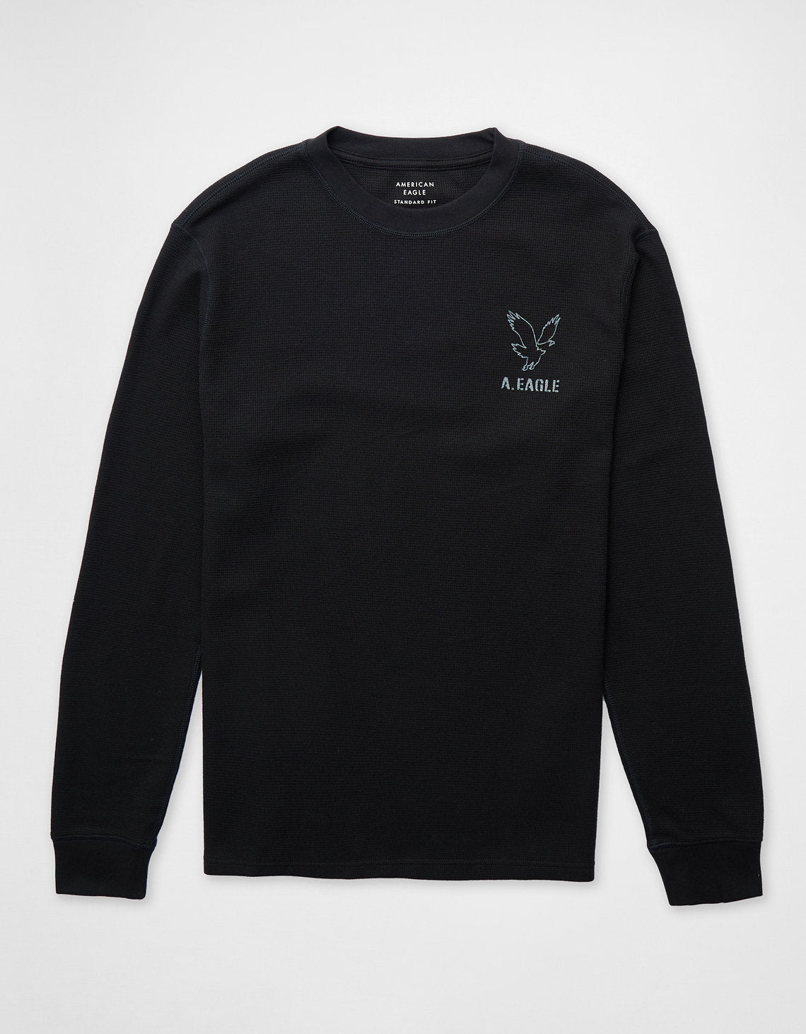 Camiseta Thermal Manga Larga Ae - Negro 1182_4598_064_f