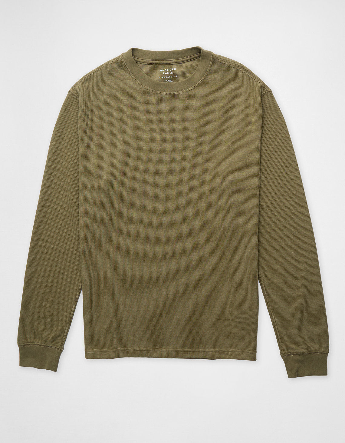 Camiseta Thermal Manga Larga Ae - Verde 1182_4598_329_f