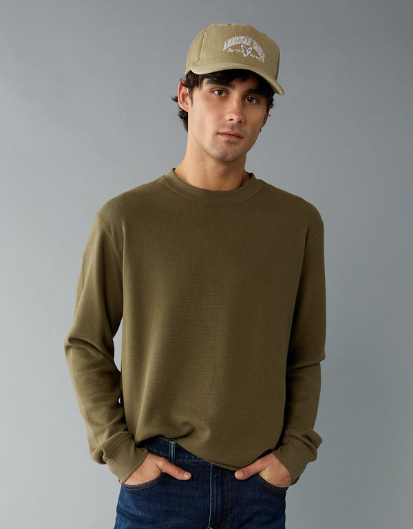 Camiseta Thermal Manga Larga Ae - Verde