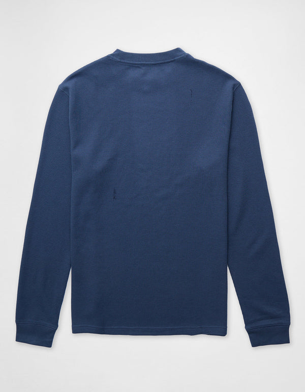 Camiseta Thermal Manga Larga Ae - Azul