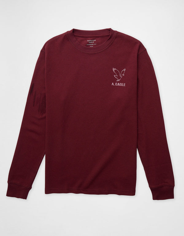 Camiseta Thermal Manga Larga Ae - Morado