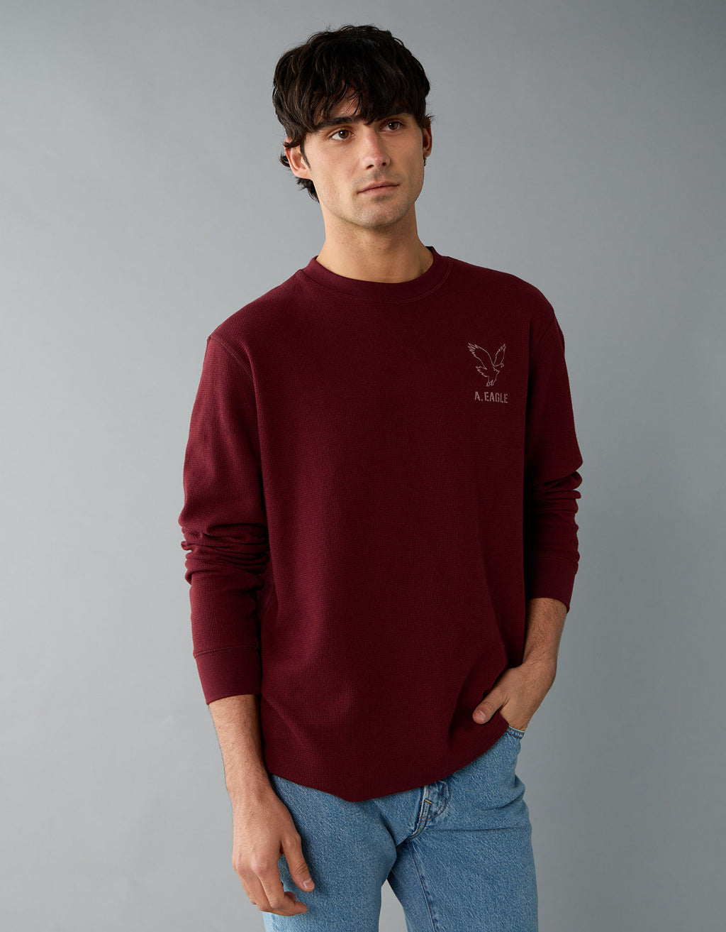Camiseta Thermal Manga Larga Ae - Morado 1182_4598_902_of