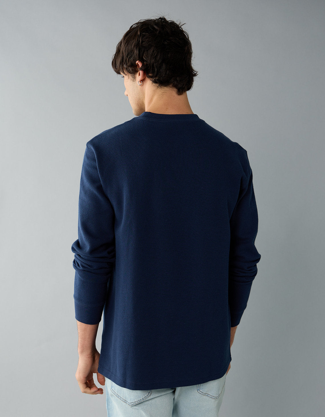 Camiseta Térmica de Manga Larga Ae - Azul 1182_4817_405_ob