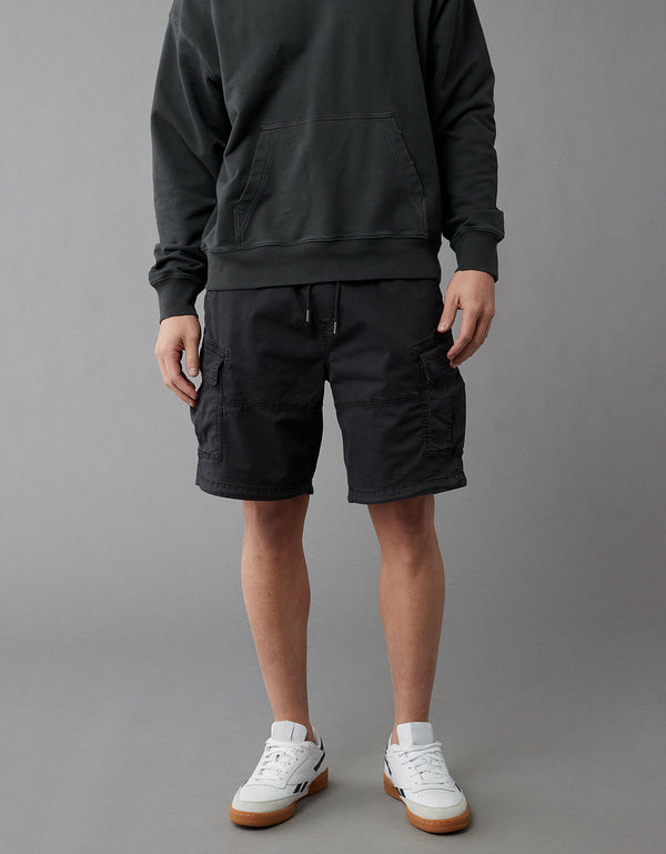 Bermuda AE Flex Lived-in Slim tipo Cargo - Gris