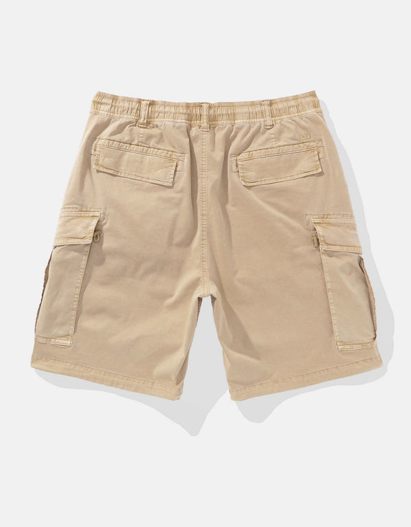 Bermuda AE Flex Lived-in Slim tipo Cargo - Caqui