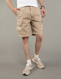 Bermuda AE Flex Lived-in Slim tipo Cargo - Caqui 1184_7690_273_of