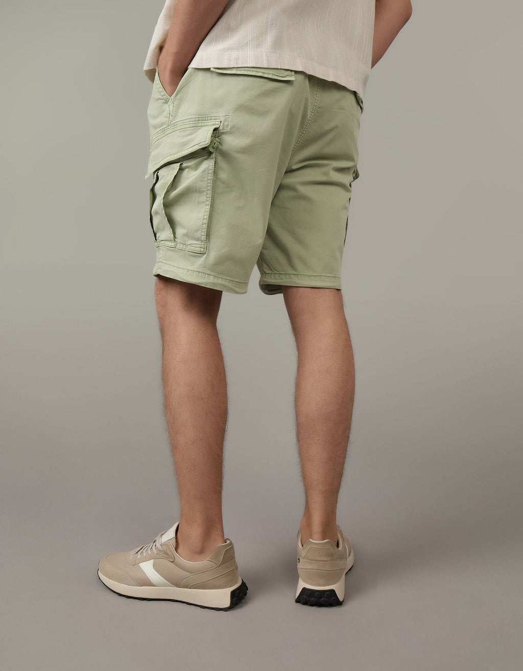 Bermuda AE Flex Lived-in Slim tipo Cargo - Verde 1184_7690_343_ob
