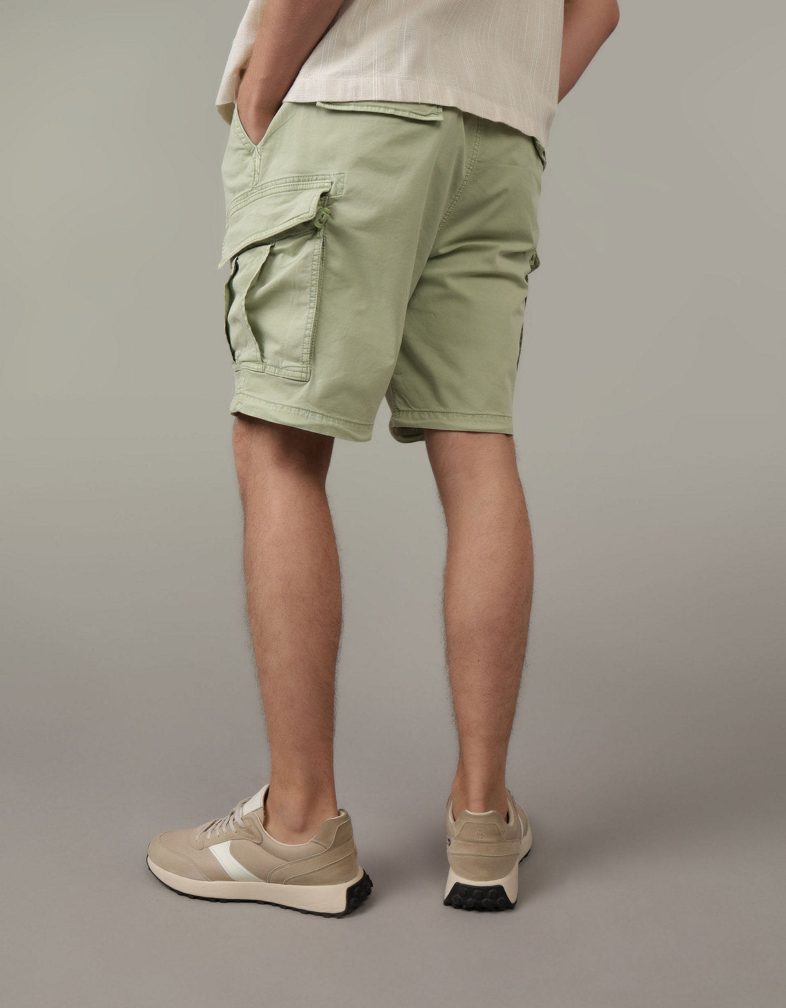 Bermuda AE Flex Lived-in Slim tipo Cargo - Verde 1184_7690_343_ob