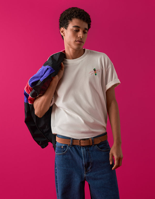 Camiseta gráfica Ae x Jorge Campos - Blanco