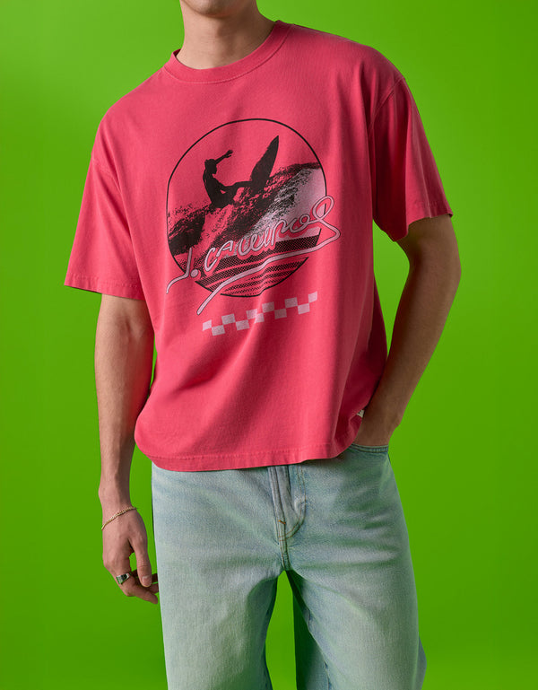 Camiseta gráfica Ae x Jorge Campos - Rosa