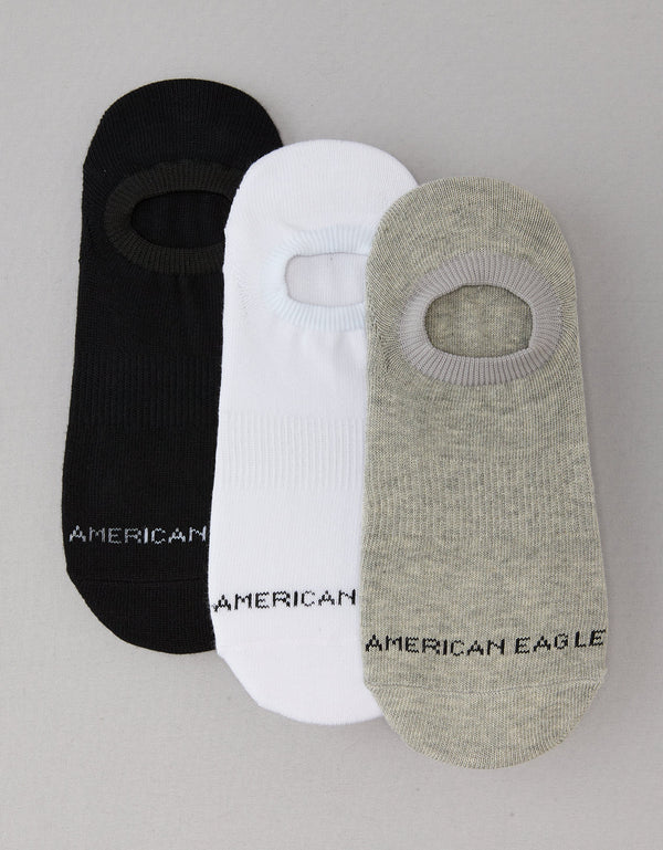 Paquete de 3 medias taloneras Hombre AE - Multicolor