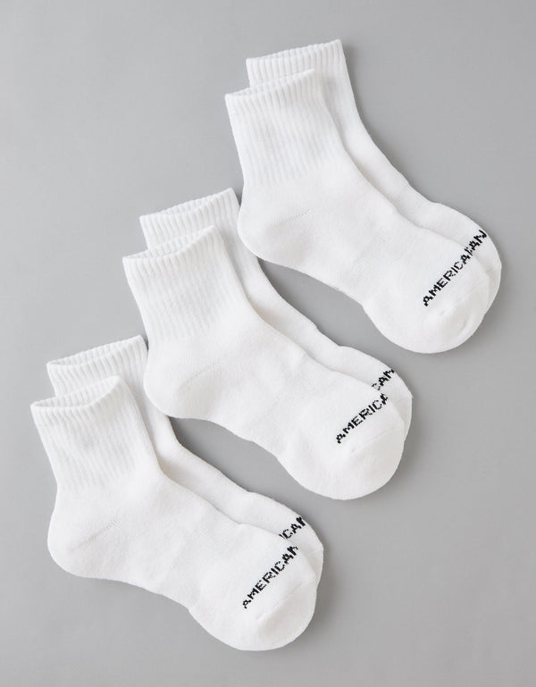 Paquete de 3 medias Ae - Blanco
