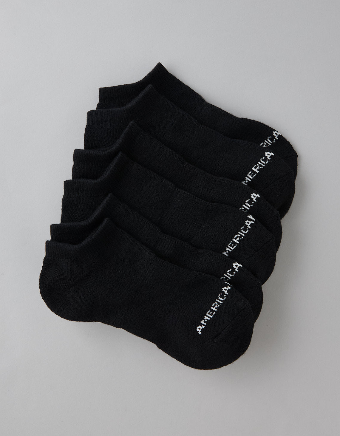 Calcetines cortos Ae paquete de 3. - Negro 1225_7981_001_f