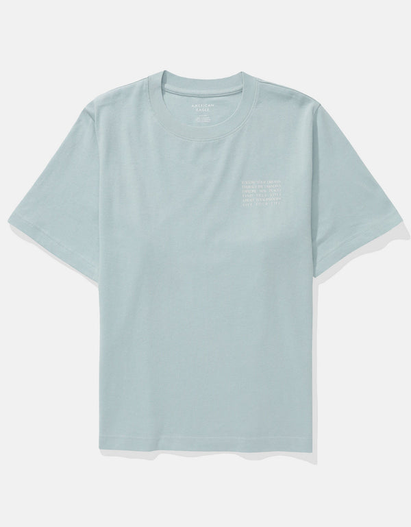 Camiseta gráfica de destino Oversized de Ae - Generico