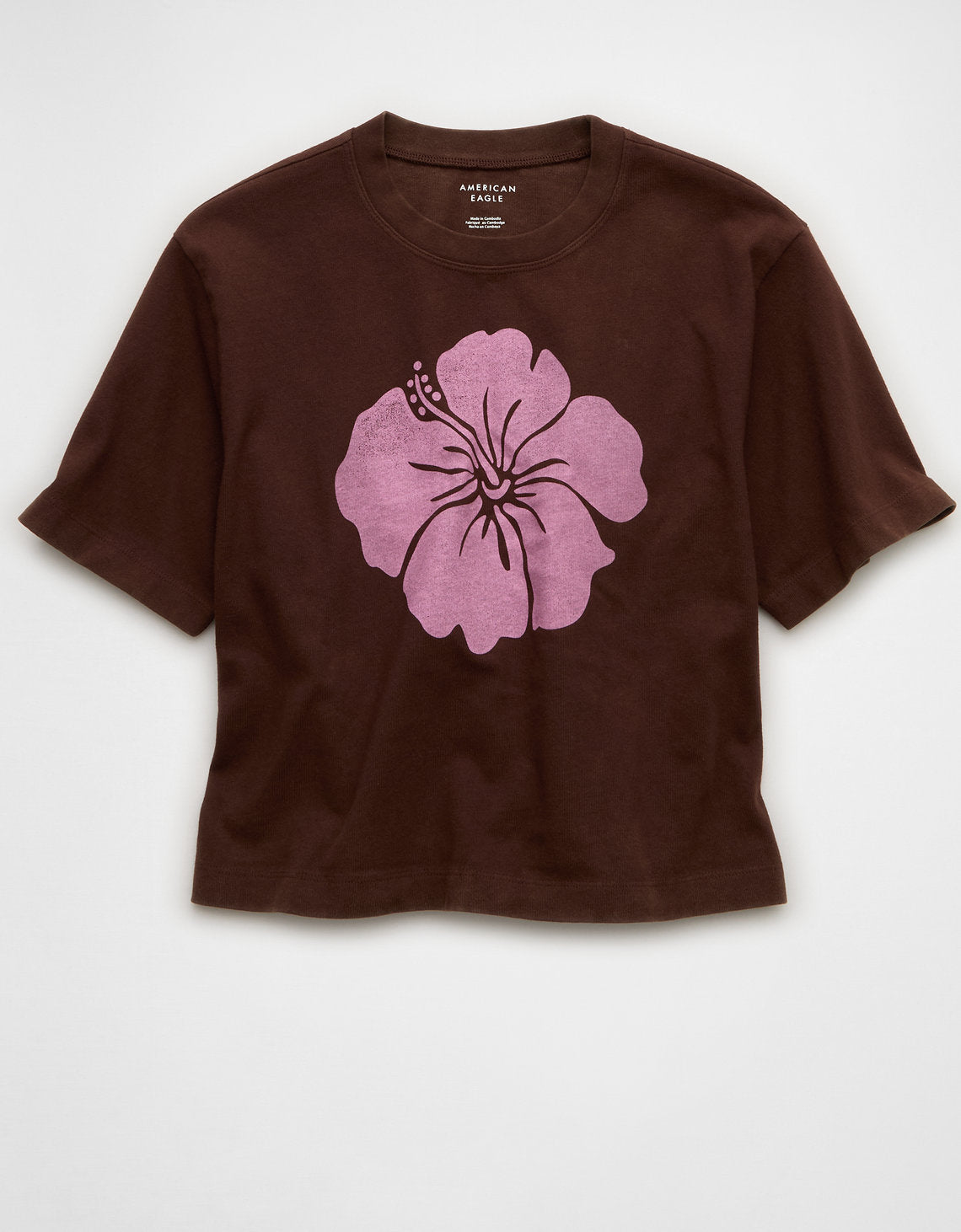 Camiseta Gráfica Ae Boxy - Café 1305_1666_285_f