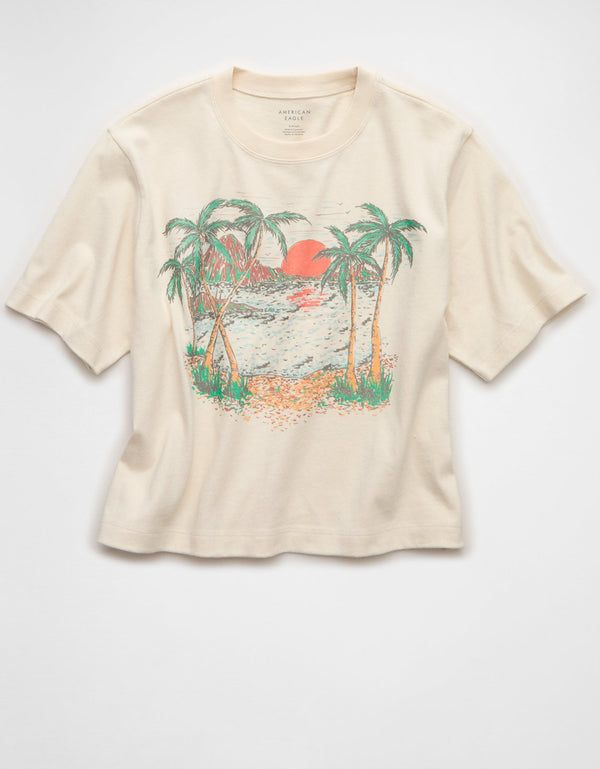 Camiseta Gráfica Ae Boxy - Generico