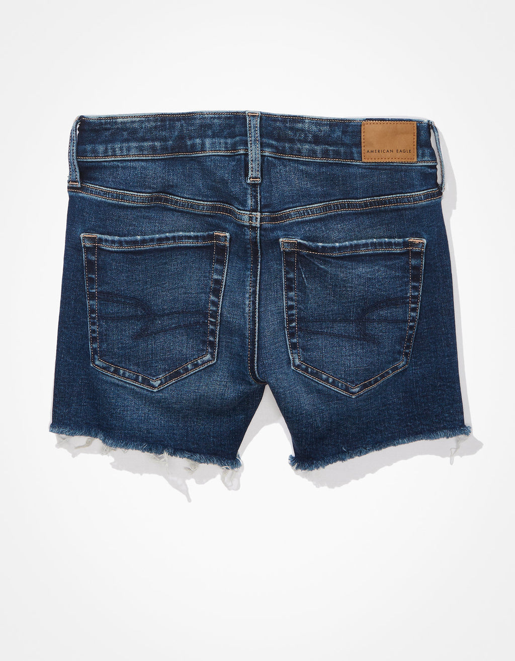 Short Ae midi de mezclilla elástica - Azul 1332_7491_913_b