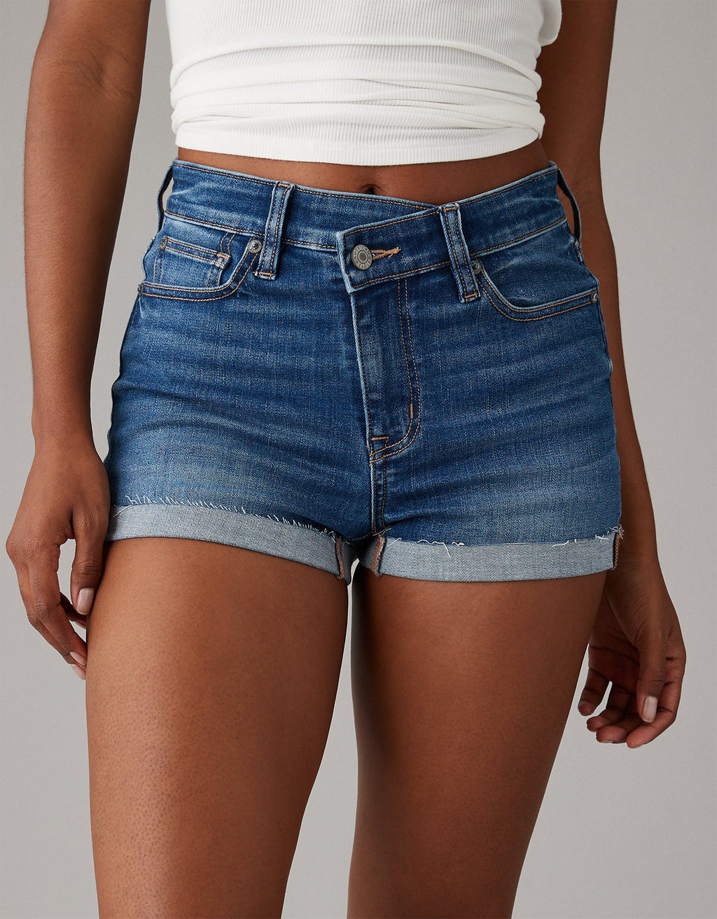 Short Tiro Alto Mujer AE - Azul 1333_7745_334_d2
