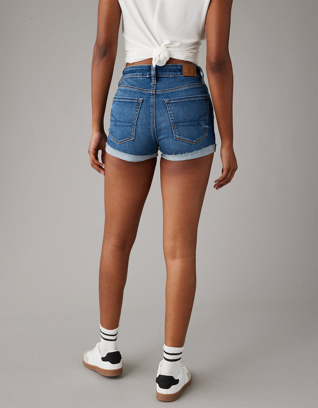 Short Tiro Alto Mujer AE - Azul 1333_7745_334_ob
