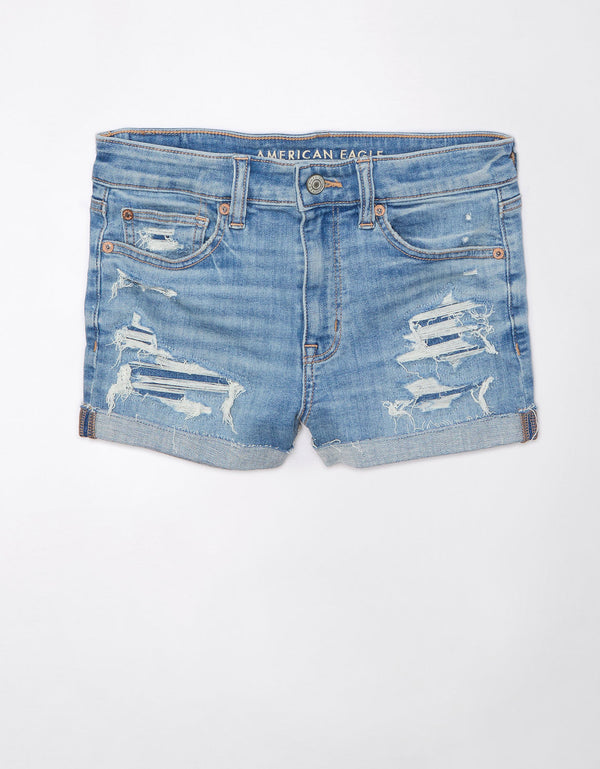 Short Ae mom - Azul