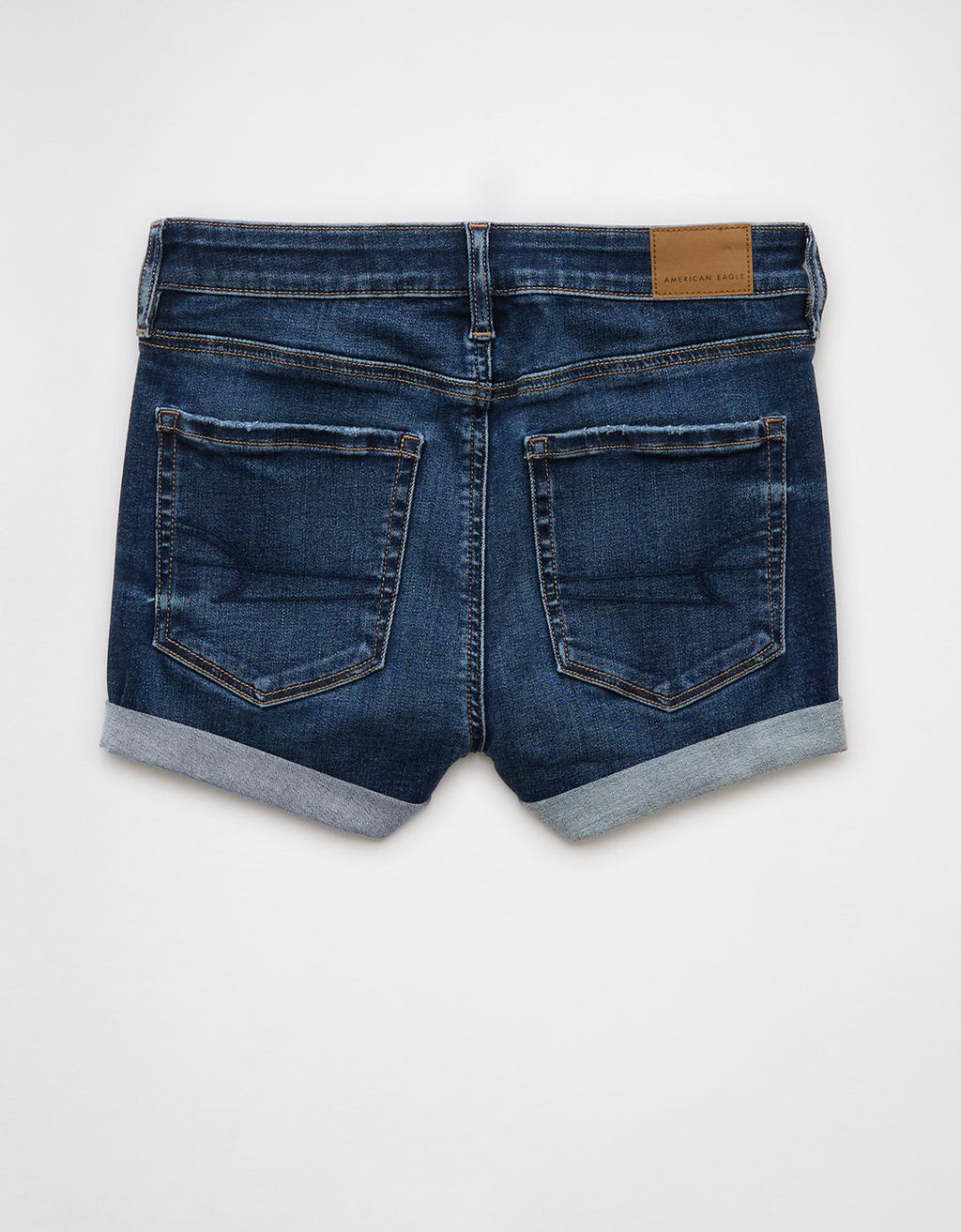 Short en Denim Tiro Alto Ae - Azul 1333_8197_913_b