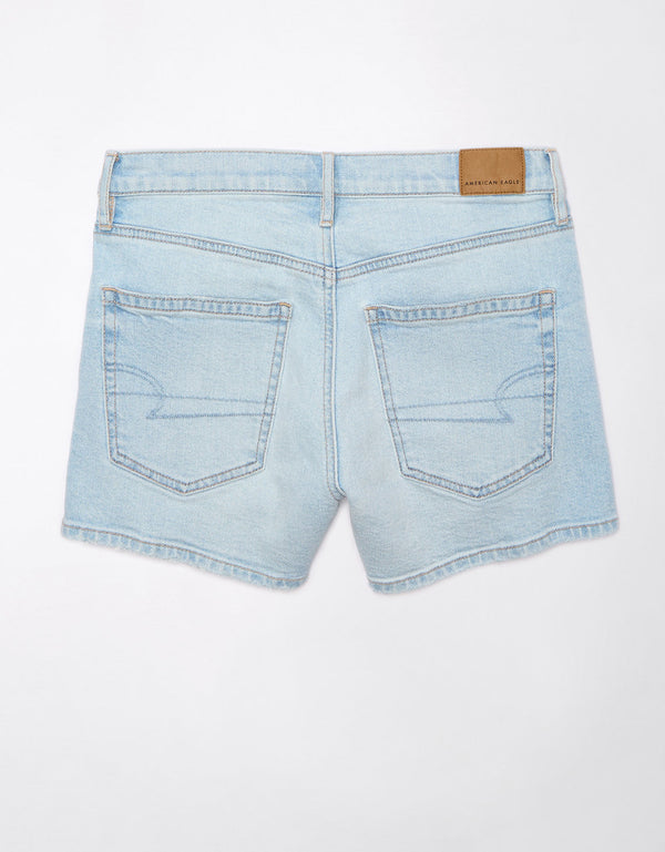 Short Denim de Tiro Alto con rotos Mujer AE - Generico