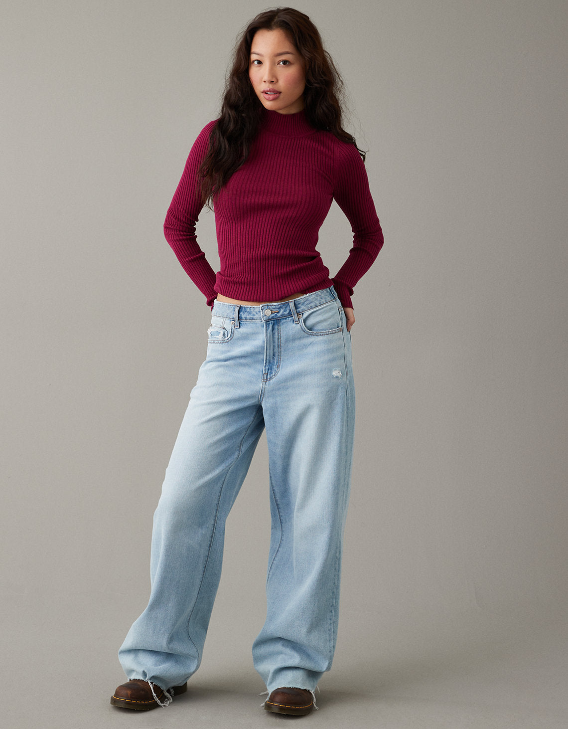 Sweater AE en tejido de punto cuello alto - Generico 1341_1054_647_os