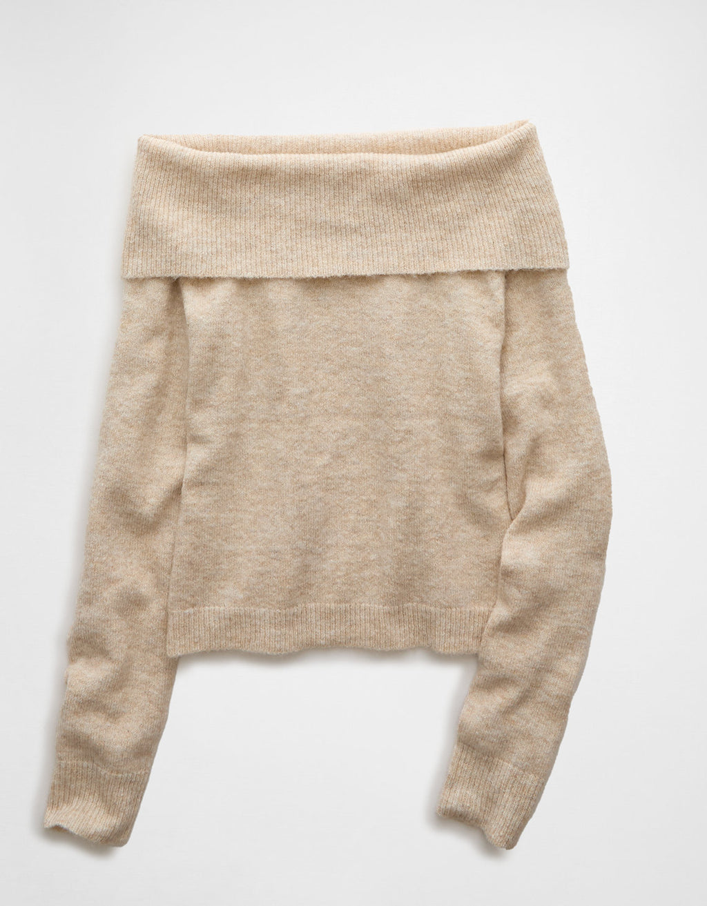 AE Whoa So Soft Suéter con Hombros Caídos - Beige 1341_1322_676_f