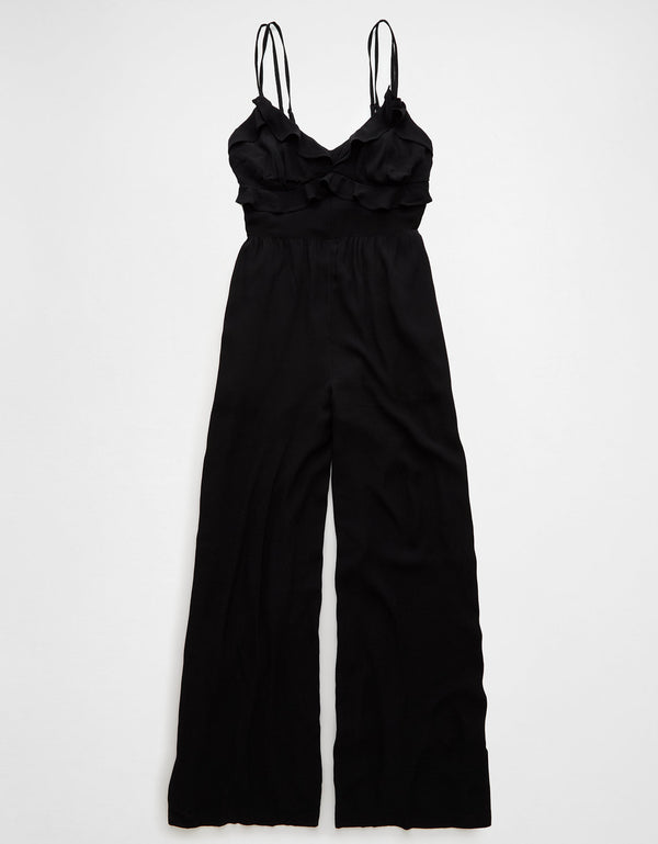 Enterizo con tirantes Mujer AE - Negro