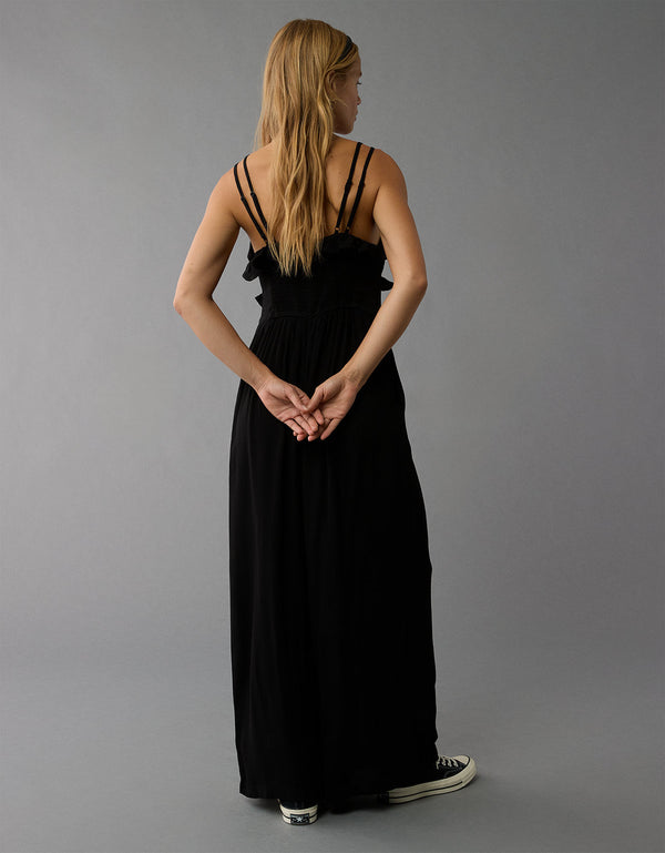 Enterizo con tirantes Mujer AE - Negro