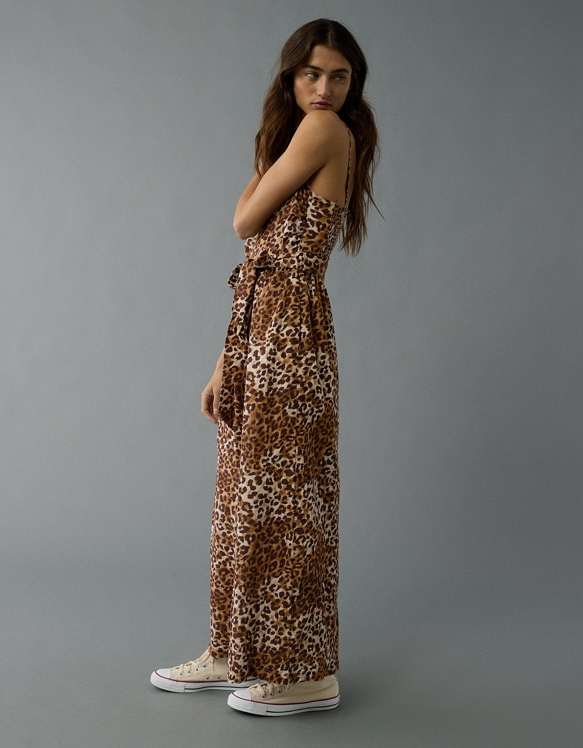 Enterizo Strapless con Cintura Ajustable para Mujer - Café 1396_8262_200_os