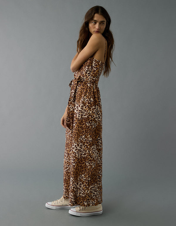Enterizo Strapless con Cintura Ajustable para Mujer - Café