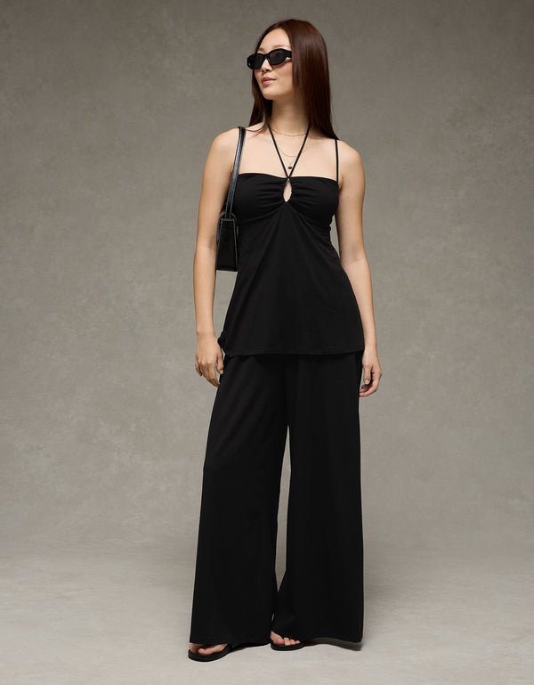 Enterizo Halter Ae - Negro