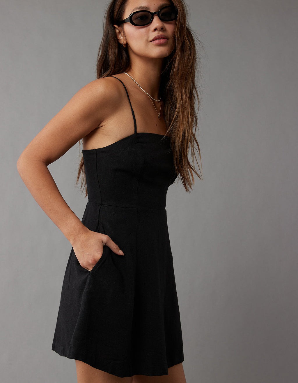 Chaqueta Ae, con cintura ajustada - Negro 1399_7643_001_os